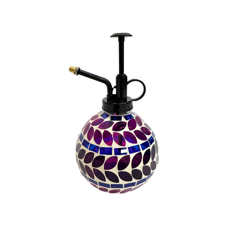 Mosaic Glass Plant Watering Mister, 10-oz Mist Spray Bottle for Indoor Plants M0751