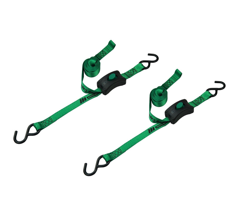 1,200-lb Cam Buckle Tie Down, Quick Release, 1-in x 6-ft, 2-pk E2044