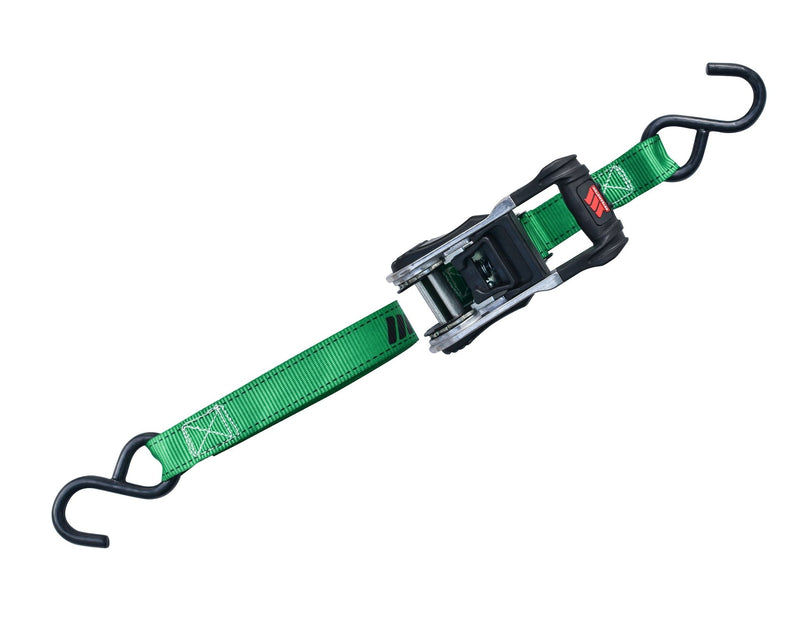 1,500-lb Ratchet Tie Down Straps, with Padded Handle, 1-in x 14-ft O3286