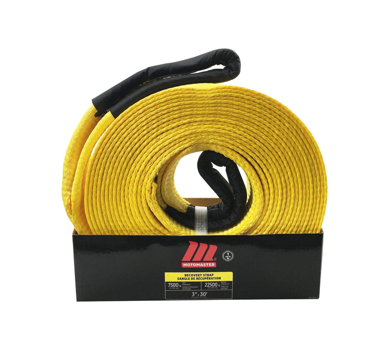 22,500-lb Recovery Strap with Loop Ends, 3-in x 30-ft U5288