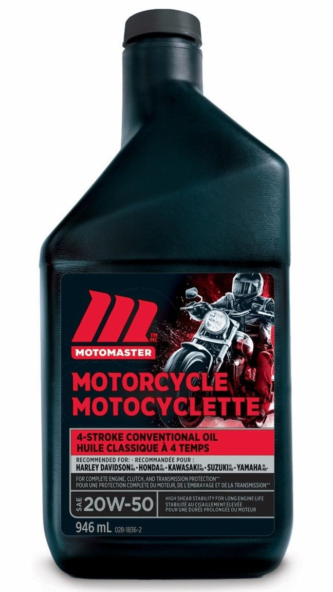 4-Stroke Motorcycle Oil SAE, 946-mL A4902