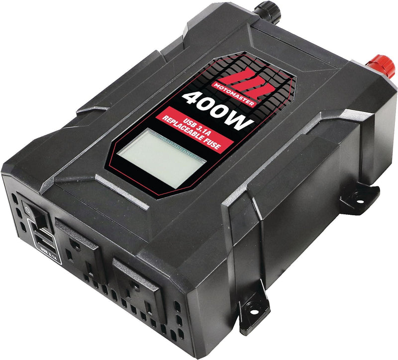 400W Power Inverter with LCD Screen, Grey F4713
