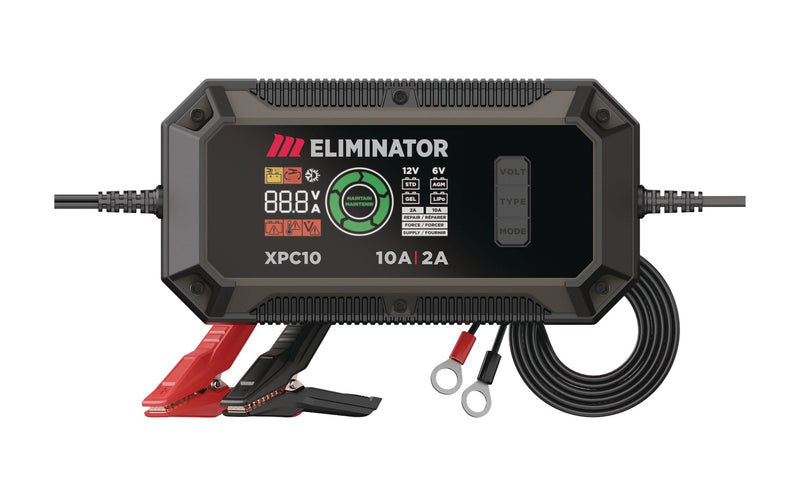Eliminator Precision Series XPC10 Smart Battery Charger/Maintainer/Desulphator, 10/2-Amp, 6V/12V G6506