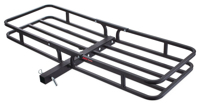 Steel Hitch Basket Cargo Carrier, 500-lb Capacity, Black J8555