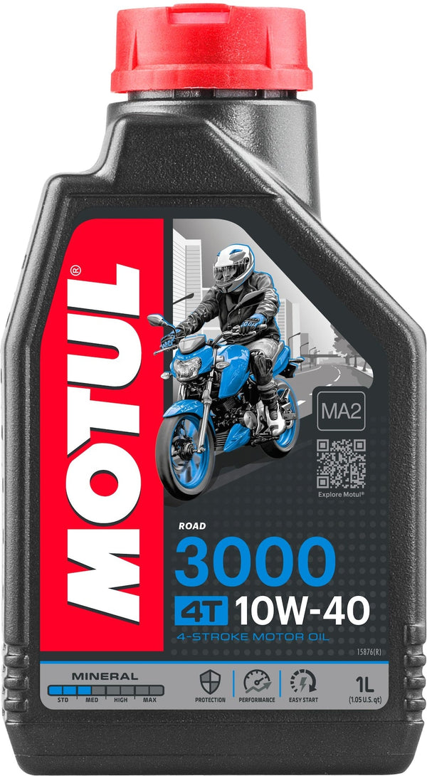 3000 4-Stroke 10W40 Mineral Motor Oil, 1-L L2434