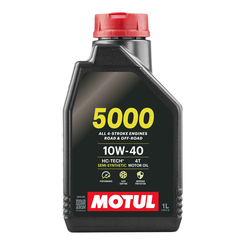 5000 4-Stroke Semi-Synthetic 10W40 Motor Oil, 1-L Z1556