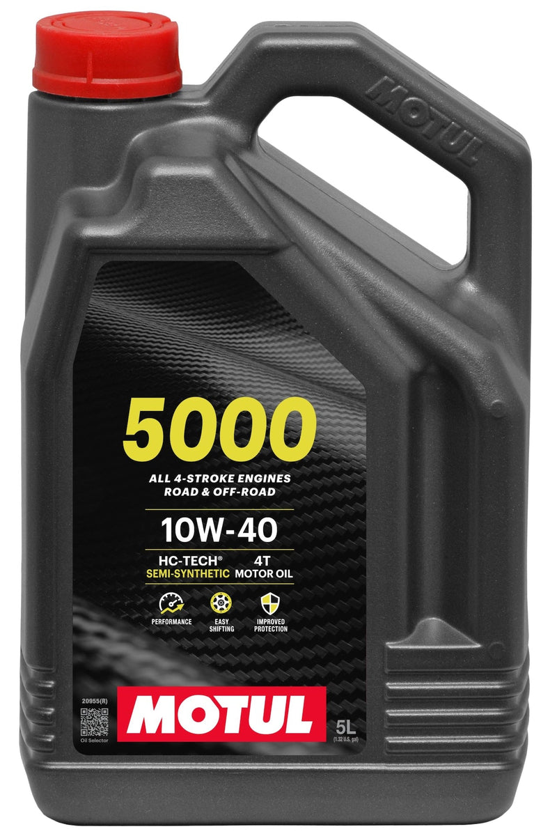 5000 4-Stroke Semi-Synthetic 10W40 Motor Oil, 5-L W7854