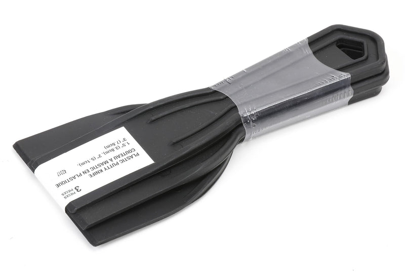 Multi-Purpose Plastic Spackling/Putty Knife, Wall and Paint Scraper Set, 3-pc F1197