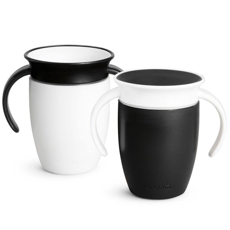Miracle 360° Black & White Trainer Cup, 7-oz, 2-pk Z7594