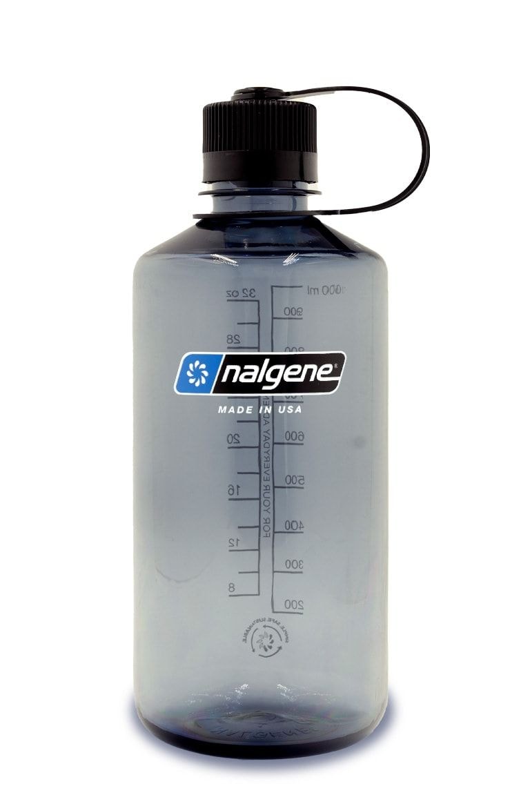 Sustain Narrow Mouth Water Bottle, Grey, 1 L P2164