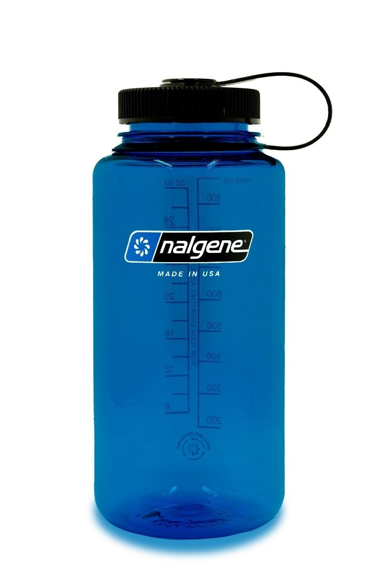 Sustain Wide Mouth Water Bottle, Slate Blue, 32-oz B6020
