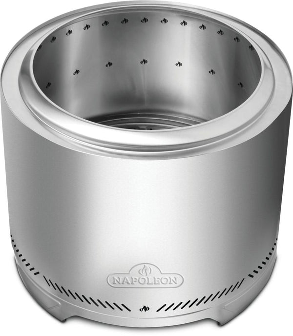 Timberwolf Outdoor Smokeless Multi-Fuel Fire Pit, Stainless Steel, 22-in K8189