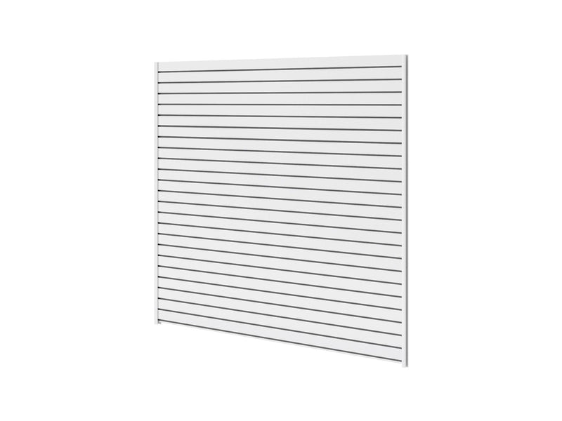 PVC Slatwall, 40-sq-ft, White J6263