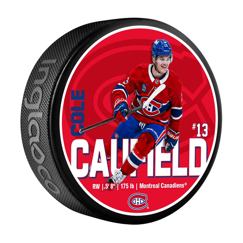 Cole Caufield Hockey Puck, 6-oz F7851