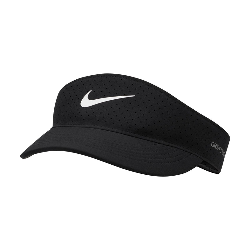 Golf Dri-Fit Visor with Adjustable Closure, Men's/Women's Unisex, Black/White, One Size J8253