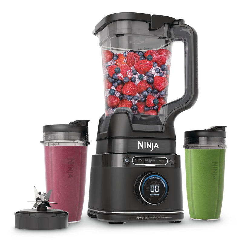 Duo Blender with 72-oz Full-Size Pitcher & Pre-Set Programs, Includes Two 24-oz Single-Serve Cups, 1800W V5029