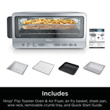 Flip Space-Saving 8-in-1 Toaster Oven & Air Fryer