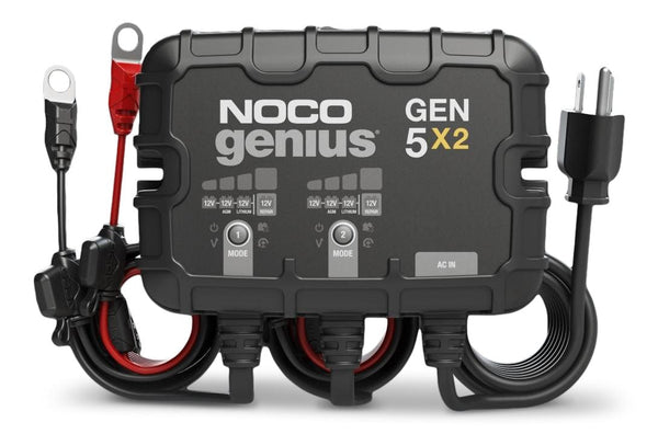 GEN5X2 Onboard Smart Battery Charger/Maintainer/Desulfator, 2-Bank, 10-Amp, 12V Q4815
