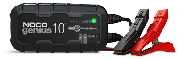 GENIUS10 Smart Battery Charger/Maintainer/Desulfator, 10-Amp, 6V/12V O2409