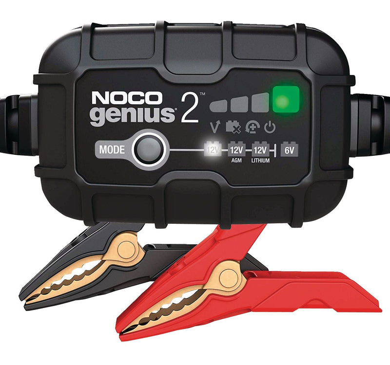 GENIUS2 Smart Battery Charger/Maintainer/Desulfator, 2-Amp, 6V/12V R7916