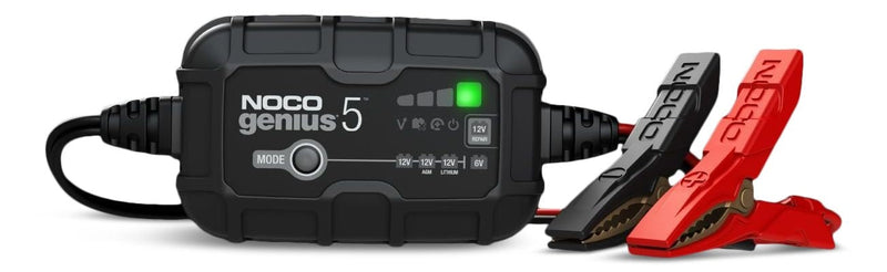 GENIUS5 Smart Battery Charger/Maintainer/Desulfator, 5-Amp, 6V/12V Z2171
