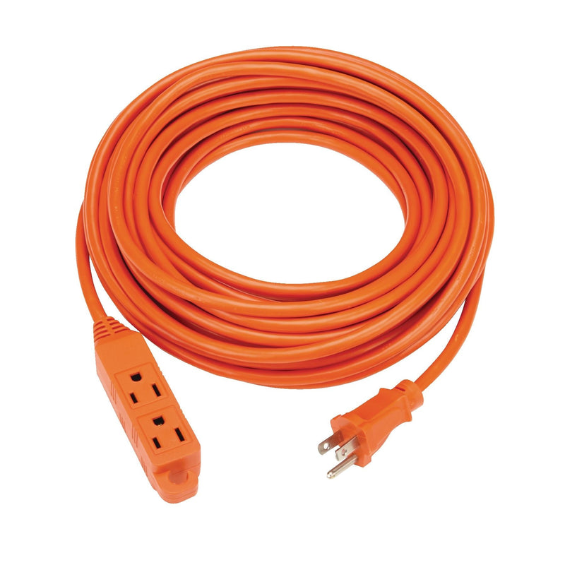 50-ft 16/3 Outdoor Extension Cord with 3 Grounded Outlets & Banana End, Orange X9871