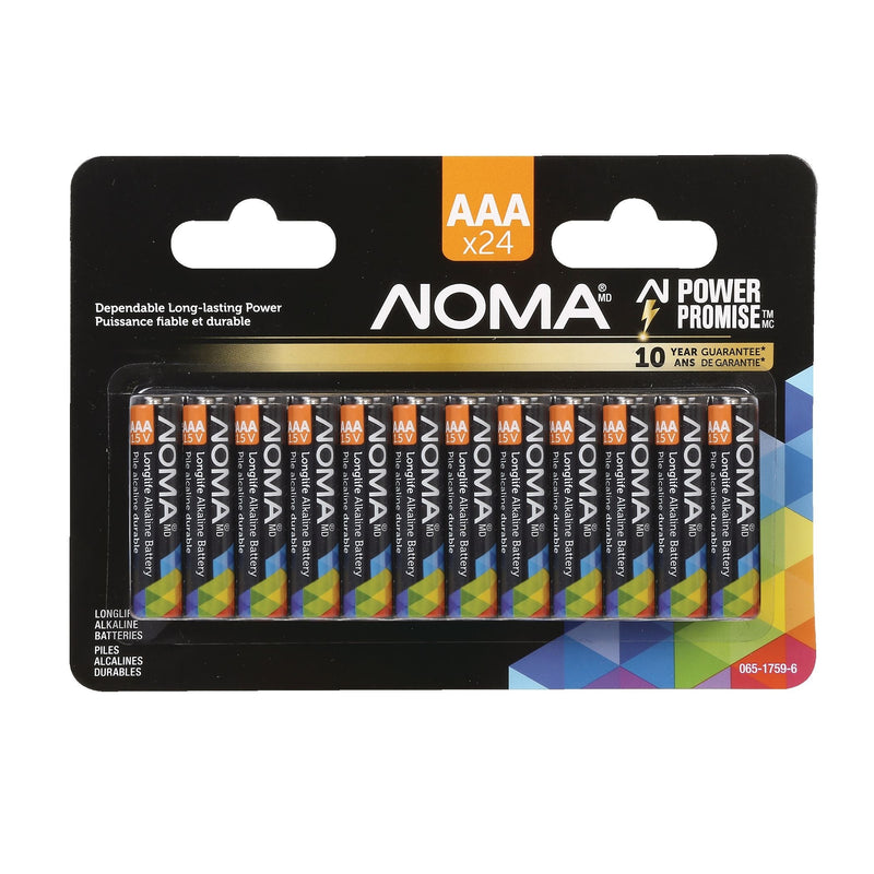 AAA Alkaline Batteries, Long Lasting, All Purpose, 24-pk P0957