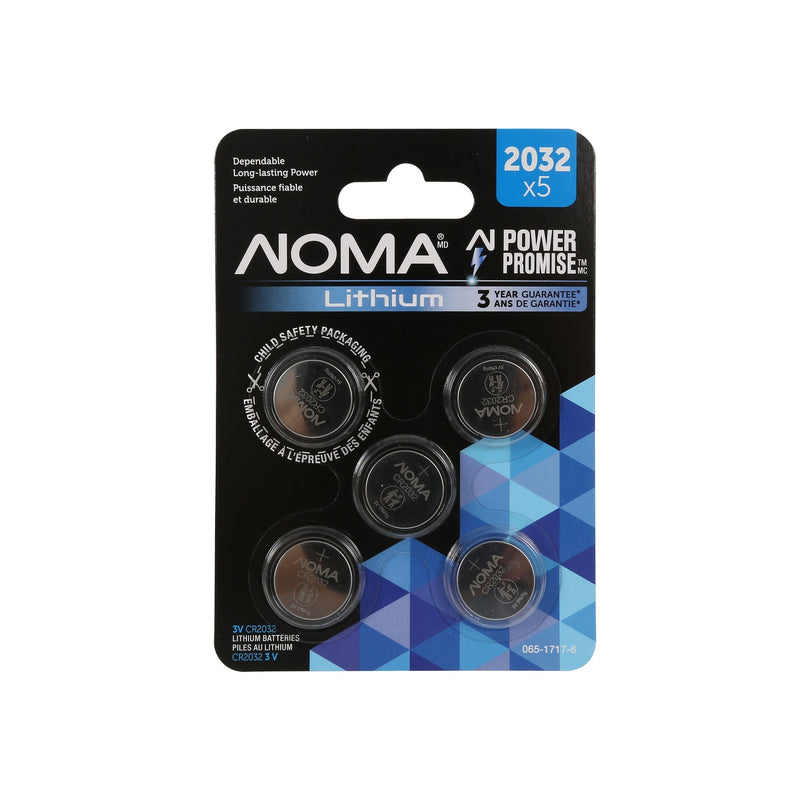 CR2032 3V / 3 Volt Lithium Coin Cell Batteries, Long Lasting, 5-pk G9116