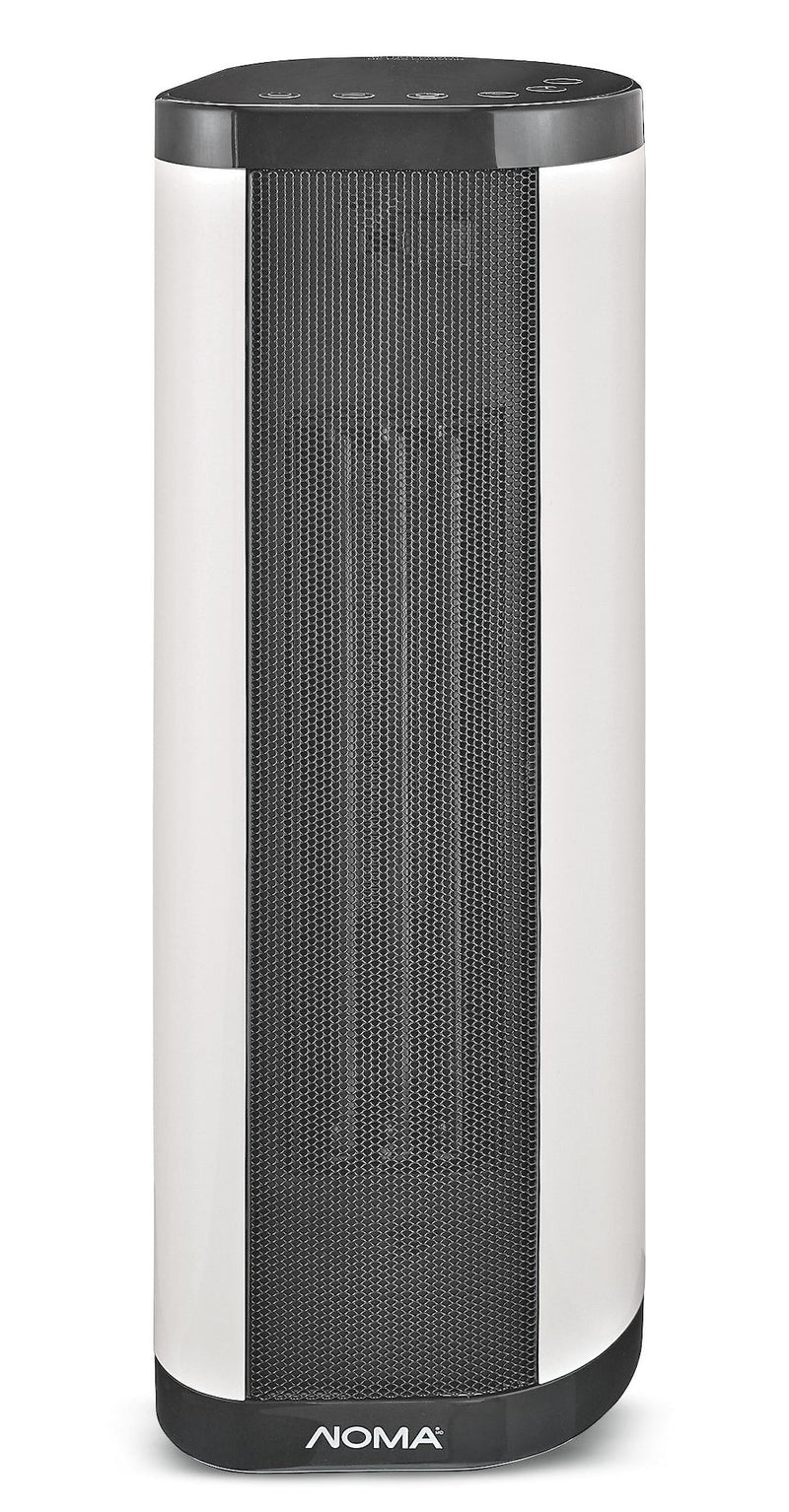 Oscillating Tower/Baseboard Heater withRemote Control & Thermostat, 1500W, White Q2510
