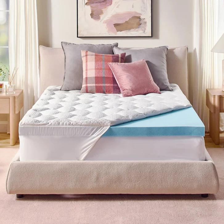 Novaform Pillow Top Plus Gel Memory Foam 4-inch Mattress Topper R0831