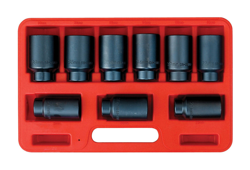 Deluxe Axle Nut Socket Set, 9-pc T3220