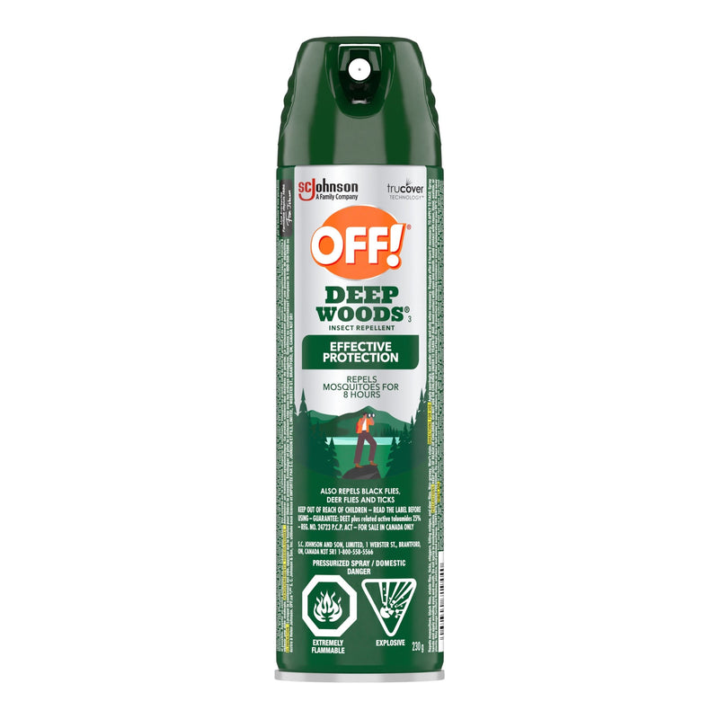 Deep Woods 8-Hour 25% DEET Bug Spray, 230-g K4141