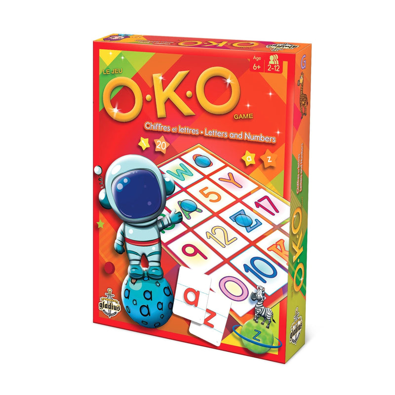 Letters & Numbers Family Board Game, Bilingual, Ages 6+ R6360