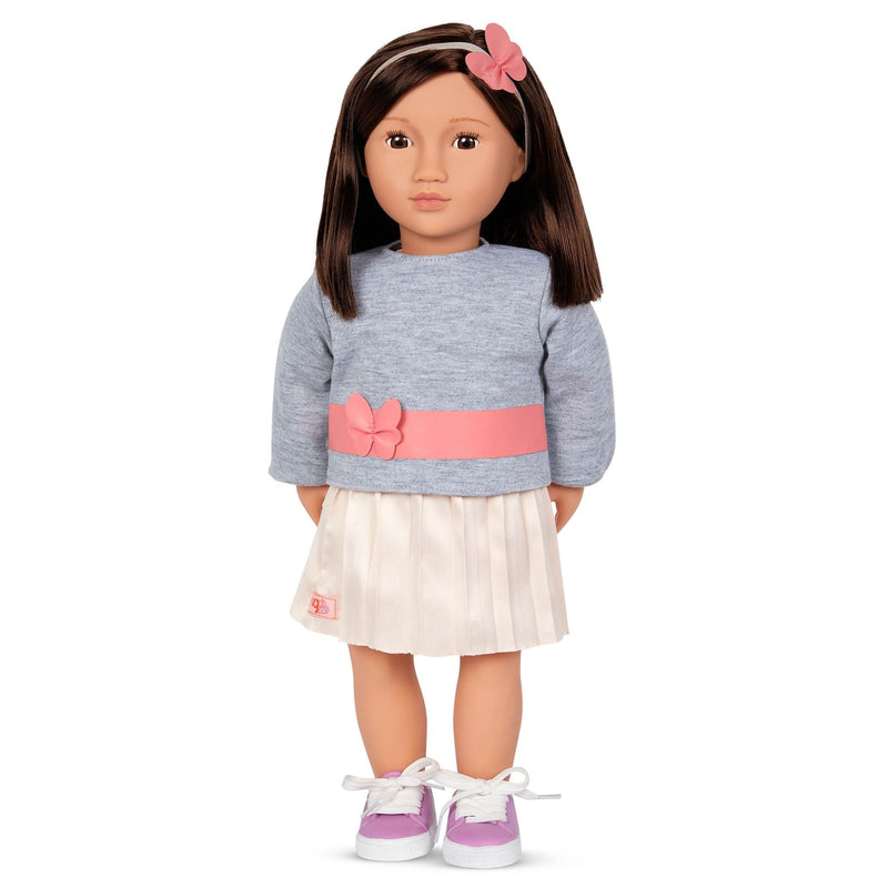 Basic Fashion Doll for Ages 3+, Mei, 18-in D2693