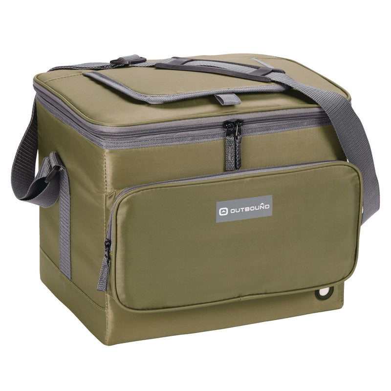 Collapsible Soft Cooler, Olive, 24 Can, 40-L M4409