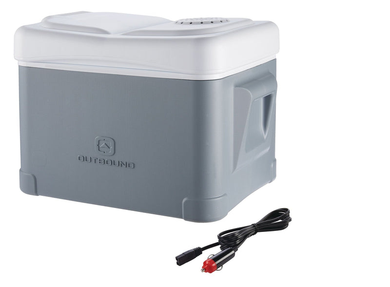 Powered Cooler, Grey/White, 35 L F7938