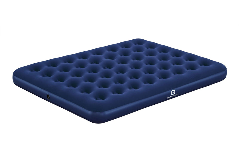 Queen Single-High Inflatable Air Mattress/Airbed with Flocked Top & Repair Kit R8179