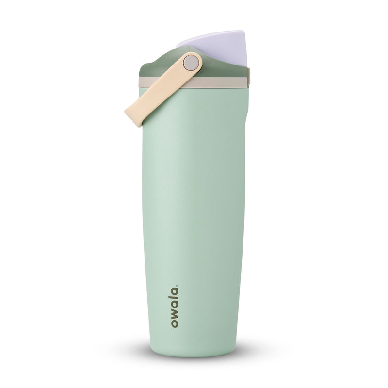 Sway Stainless Steel Insulated Portable Reusable Water Bottle, with Built-in Straw, Various Colours, 30-oz L9063