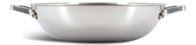 3-Ply Clad Stainless Steel Wok, 32-cm S5998