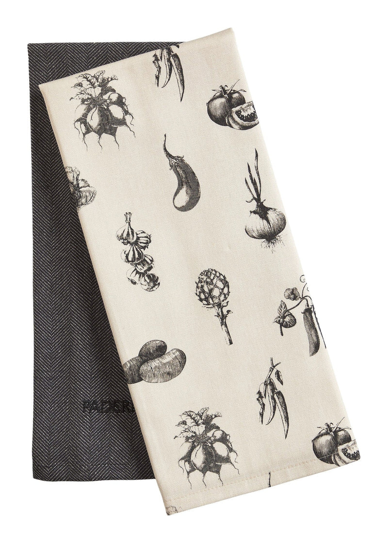All-Purpose Cotton Kitchen Towels, Grey, 2-pk G4909