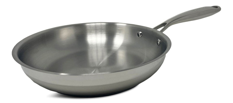 Classic Stainless Steel Frying Pan, Dishwasher & Oven Safe, 9-in F5034