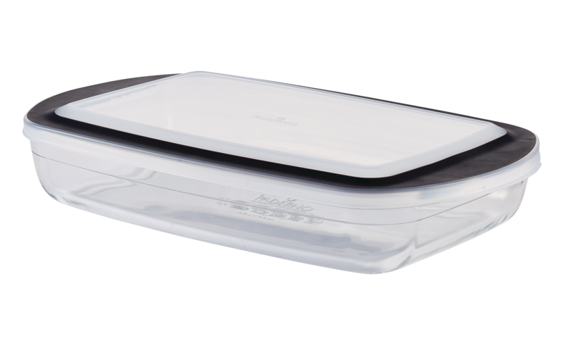 Glass Rectangular Baking Dish with Lid, 3.8-qt H5632