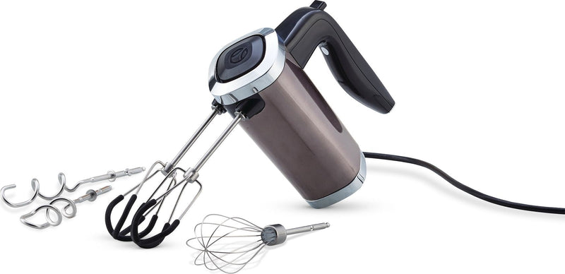 High Power 10-Speed Hand Mixer, Black Stainless Steel L9150