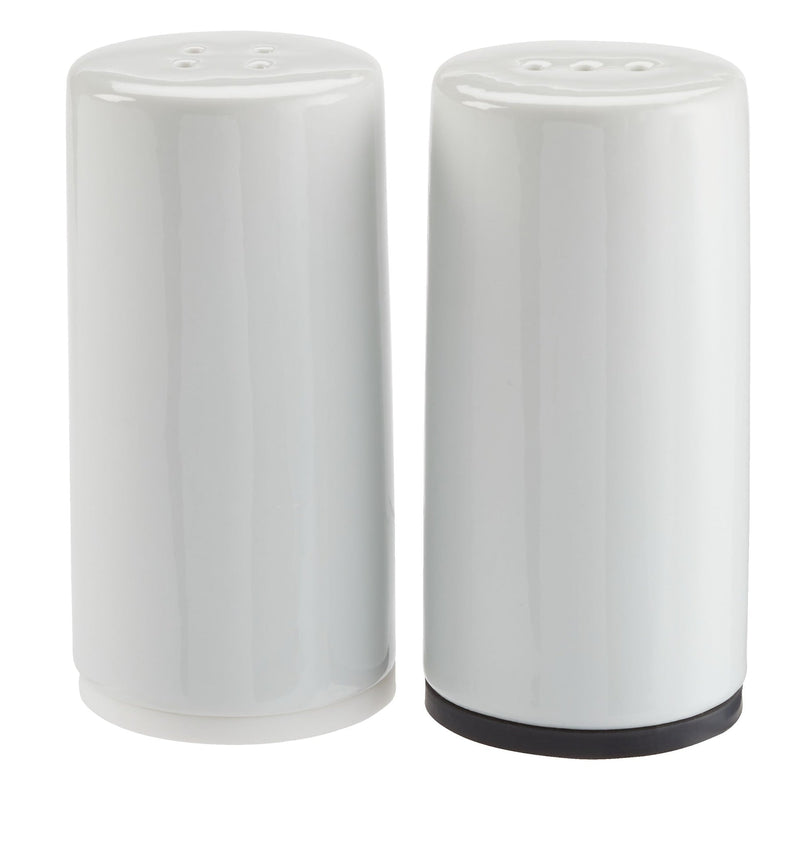 Professional Salt & Pepper Shakers, Dishwasher-Safe, White B4456