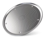 Professional Uncoated Aluminum Round Pizza Crisper Pan, 16-in
