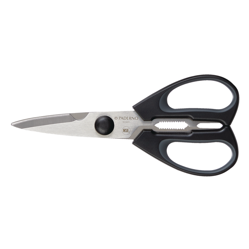 Stainless Steel Multi-Purpose Kitchen Shears with Ergonomic Grip and Built-In Bottle Opener G6307