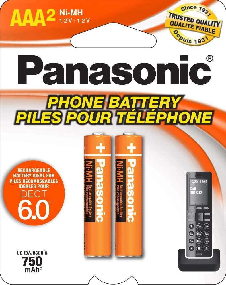 Rechargeable AAA Battery for Cordless Phones (HHR4DPA2BA) A7346