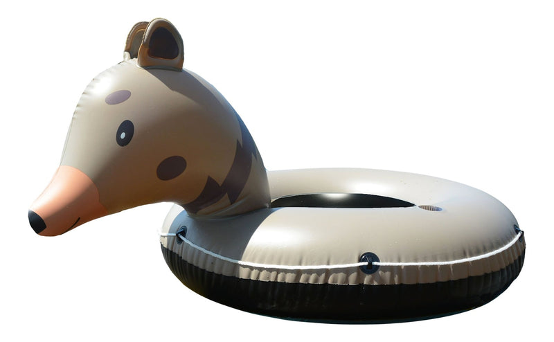 Inflatable Bear River/Lake Tube, 1-Person, Brown N3200