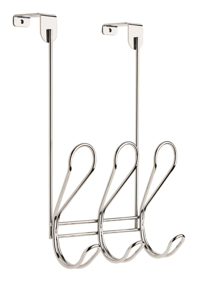 Dolen Steel 3-Hook Over the Door Rail, Assorted Colours A8091
