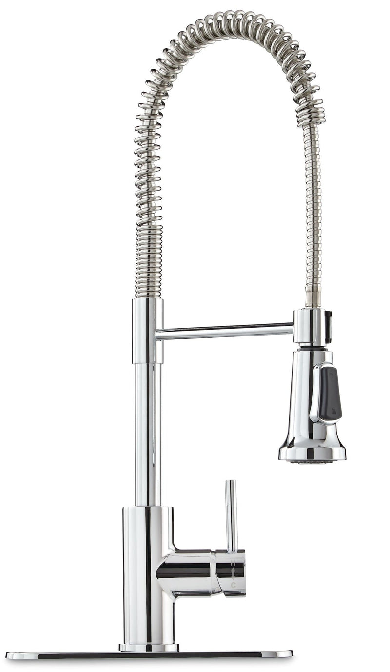 Gourmet Single-Handle Pull-Down Kitchen Faucet, Chrome U6053